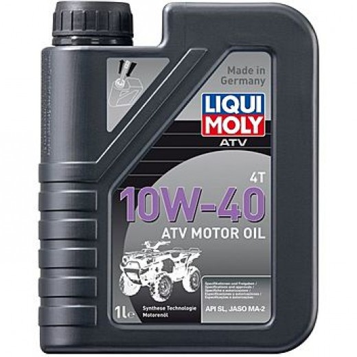 Масло LIQUI MOLY ATV 4T Motoroil 10W-40 (НС-синтетическое) для квадроциклов 1л.