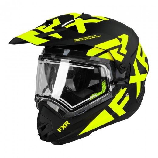 Шлем зимний визор с подогревом TORQUE X TEAM